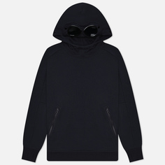 Мужская толстовка C.P. Company Diagonal Raised Fleece Hoodie Goggle, цвет синий, размер S