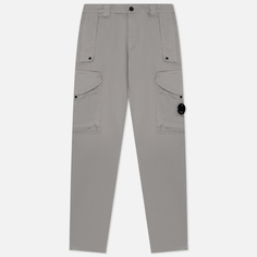 Мужские брюки C.P. Company Stretch Sateen Ergonomic Lens Utility, цвет серый, размер 46