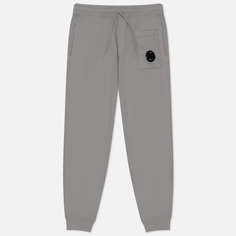Мужские брюки C.P. Company Light Fleece Utility, цвет серый, размер M