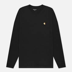 Мужской лонгслив Carhartt WIP Chase, цвет чёрный, размер XXL