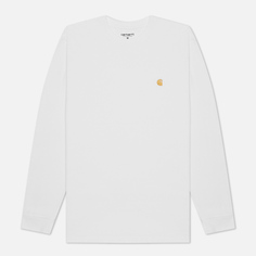 Мужской лонгслив Carhartt WIP Chase, цвет белый, размер M