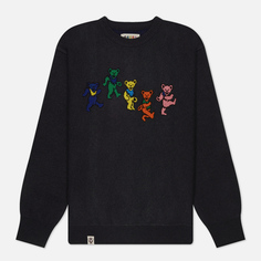 Мужской свитер thisisneverthat x Grateful Dead Dancing Bears, цвет чёрный, размер L