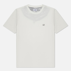 Мужская футболка C.P. Company 30/1 Jersey Goggle, цвет белый, размер M