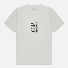 Мужская футболка C.P. Company 30/1 Jersey British Sailor Graphic, цвет белый, размер XXXL