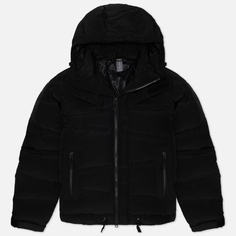 Мужской пуховик UNAFFECTED Oblique Quilted Puffa Down, цвет чёрный, размер M