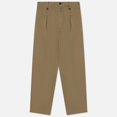 Мужские брюки EASTLOGUE Inverted Pleat, цвет бежевый, размер L