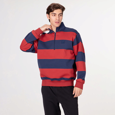 Мужской свитшот Street Beat Half Zip Striped Pullover Fleece Streetbeat