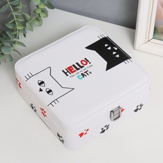 Шкатулка кожзам для украшений No Brand