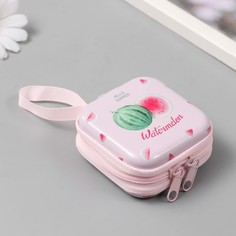 Шкатулка металл на молнии No Brand