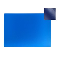 Накладка на стол пластиковая а4, 339 х 244 мм, 500 мкм, прозрачная, темно-синяя (подходит для офиса) Calligrata
