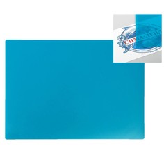 Накладка на стол пластиковая а3, 460 х 330 мм, 500 мкм, прозрачная, бирюзовая (подходит для офиса) Calligrata