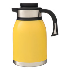 Термос-кофейник hot &amp; cold, 2 л, сохраняет тепло до 24 ч, желтый No Brand