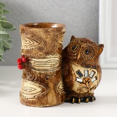 Сувенир полистоун карандашница No Brand