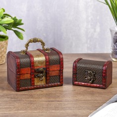 Шкатулка дерево сундучок No Brand