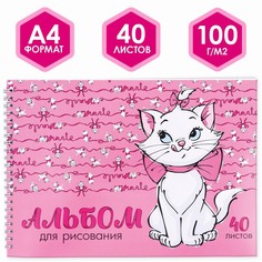 Альбом для рисования на гребне, а4, 40 листов Disney
