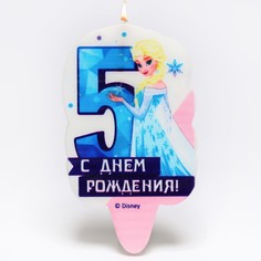 Свеча в торт цифра дисней 5 Disney