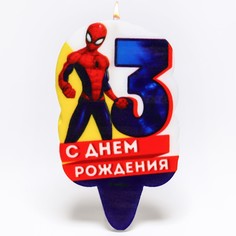 Свеча в торт 3 Marvel