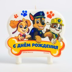 Свеча в торт PAW Patrol