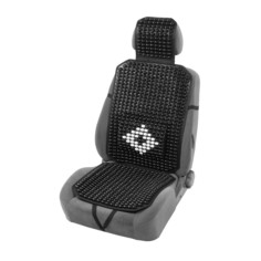 Накидка-массажер на сиденье, 126×43 см, с поясничной опорой, черный No Brand
