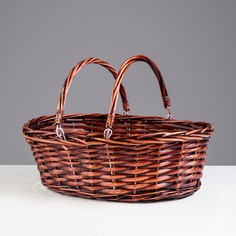 Корзина плетеная 39 х 31 х 13 см No Brand