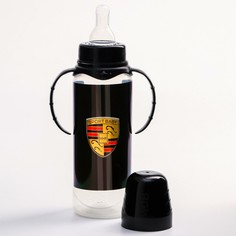 Бутылочка для кормления sport car, 250 мл., цилиндр, с ручками Mum&Baby