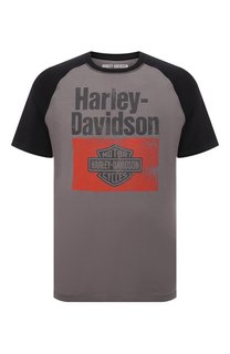 Хлопковая футболка Harley-Davidson