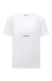 Хлопковая футболка Saint Laurent