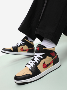 Кеды мужские Nike Air Jordan 1 Mid SE, Черный