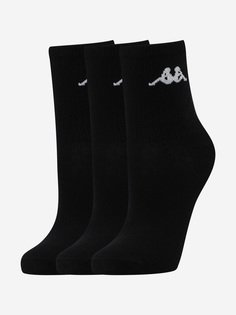 Носки для мальчиков Kappa, 3 пары, Черный