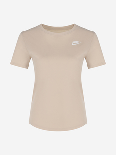 Футболка женская Nike Club Essentials, Бежевый