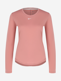 Лонгслив женский Nike One Dri-Fit, Розовый
