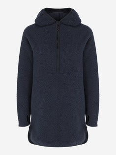 Джемпер флисовый женский Peak Performance Long Pile Anorak, Синий