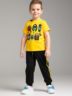Комплект для мальчика: футболка, брюки PlayToday, Желтый
