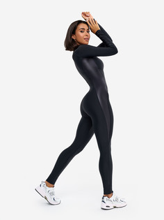 Комбинезон женский спортивный Bona Fide: Elite Body "Black Skin", Черный