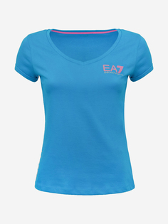 Футболка женская EA7 T-Shirt, Голубой