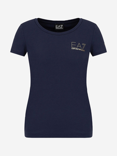 Футболка женская EA7 T-Shirt, Синий