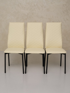 Стулья для кухни Furnica Comfy, 3 шт, бежевый