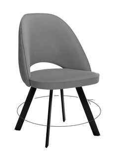 Стул мягкий поворотный со спинкой ALAT Home комплект 2 шт 00-00066796