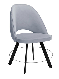 Стул мягкий поворотный со спинкой ALAT Home комплект 2 шт 00-00066798