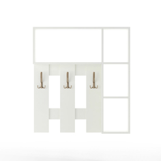 Вешалка настенная Граникум Эльдана, белая