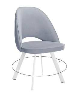 Стул мягкий поворотный со спинкой ALAT Home комплект 2 шт 00-00066799