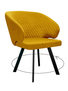 Стул мягкий поворотный со спинкой ALAT Home комплект 2 шт 00-00062799