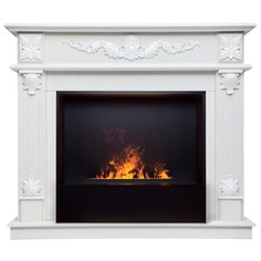 Электрокамин RealFlame Philadelphia WT с 3D Cassette 630 черная панель, увлажнение воздуха