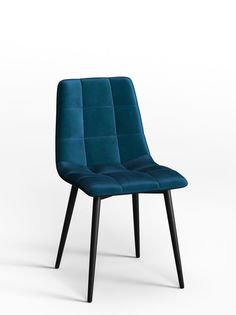 Стул М-ТРЕЙД Chilli синий/черный