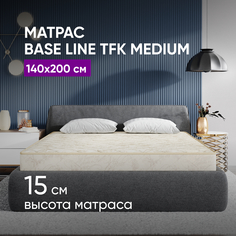 Матрас ASKONA Base Line TFK Medium 140х200 белый/желтый