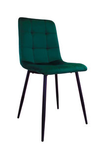 Стул для кухни Терминал BEST H велюр зеленый, опоры черные, 1 шт.