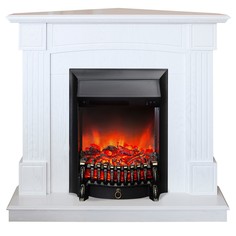 Электрокамин RealFlame Andrea Coner WT с очагом Fobos Lux Black