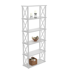 Стеллаж Make Mebel Лофт-6, 75х30х182 Белый
