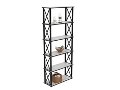 Стеллаж Make Mebel Лофт-6, 75х30х182 Белый Бетон Пайн