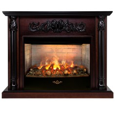 Электрокамин RealFlame Salford AO с очагом 3D Firestar 33, живое пламя